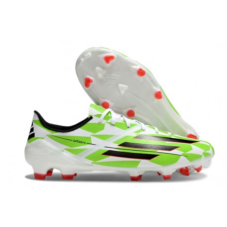 Scarpe da Calcio Adidas F50 Elite FG Verde Bianco Nero