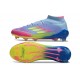 Adidas Scarpa F50 Elite Mid FG Blu Fusion Limone Lucido Rosa Lucido