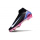 Nike Zoom Mercurial Superfly X Elite FG Nero Bianco Rosa Blu