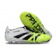 Scarpa Adidas Predator Elite Tongue FG Bianco Nero Limone Lucido