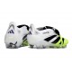 Scarpa Adidas Predator Elite Tongue FG Bianco Nero Limone Lucido