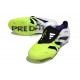 Scarpa Adidas Predator Elite Tongue FG Bianco Nero Limone Lucido