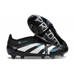 Scarpa Adidas Predator Elite Tongue FG Nero Bianco Blu