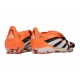 Scarpa Adidas Predator Elite Tongue FG Nero Bianco Arancio