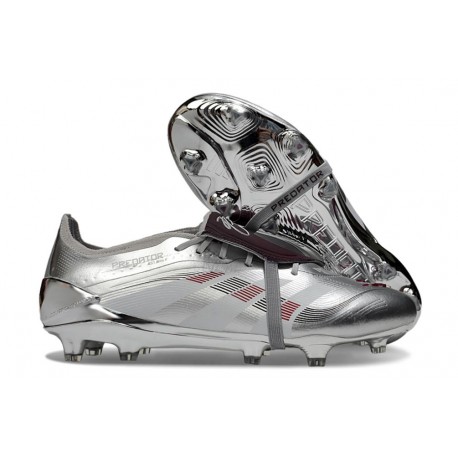 Adidas Predator Elite Fold-over Tongue FG Argento