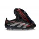 adidas Predator Elite FG Scarpe da Calcio Nero Grigio Rosso Lucido