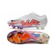 Nike Air Zoom Mercurial Vapor 15 Elite FG Bianco Off Noir Latte Di Cocco