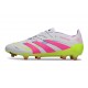 adidas Predator Elite FG Scarpe da Calcio Bianco Rosa Lucido Limone Lucido