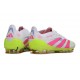 adidas Predator Elite FG Scarpe da Calcio Bianco Rosa Lucido Limone Lucido