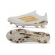 Scarpa da Calcio adidas F50+ Laceless Elite FG Bianco Oro