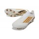 Scarpa da Calcio adidas F50+ Laceless Elite FG Bianco Oro