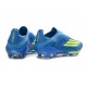 adidas F50+ Laceless Elite FG X MESSI Team Blu Royal Giallo Solare Semi Blu Burst