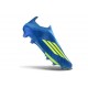 adidas F50+ Laceless Elite FG X MESSI Team Blu Royal Giallo Solare Semi Blu Burst