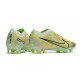 Nike Air Zoom Mercurial Vapor 15 Elite FG Verde Orzo Blu Nerastro Arancione Total