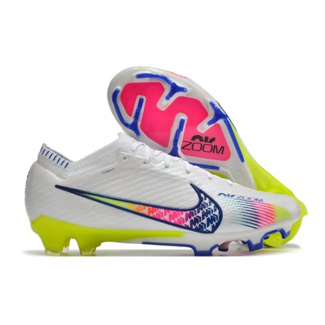 Nike Air Zoom Mercurial Vapor 15 Elite FG Bianco Blu