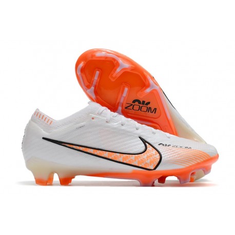 Scarpe Nike Zoom Mercurial Vapor XV Elite FG Bianco Arancione