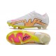 Scarpe Nike Zoom Mercurial Vapor XV Elite FG Bianco Giallo Rosa