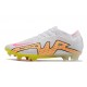 Scarpe Nike Zoom Mercurial Vapor XV Elite FG Bianco Giallo Rosa