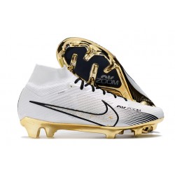 Scarpe Nike Mercurial Superfly 9 Elite FG Bianco Oro