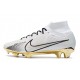 Scarpe Nike Mercurial Superfly 9 Elite FG Bianco Oro