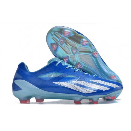 adidas - X Crazyfast.1 LL FG Scarpe Royal Acceso Bianco Rosso Solare