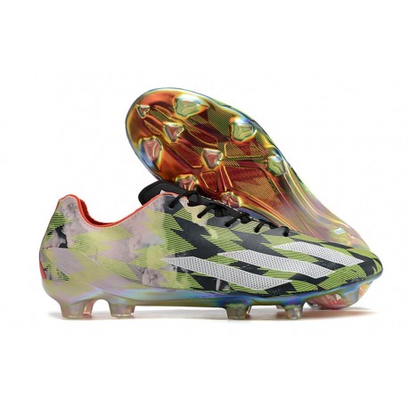 Scarpa Calcio adidas - X Crazyfast + FG Limone Lucido Bianco Rosso